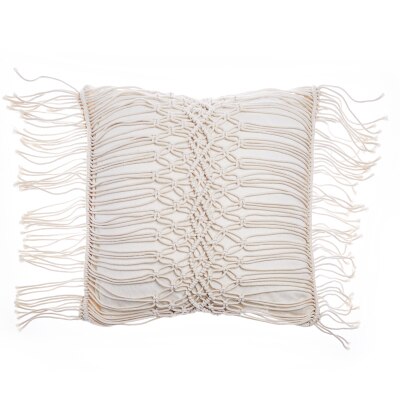 Nordic Handmade Home Decor Knitted Decorative Pillows Cushion Cover with Tassel Crocheted Sofa Bed Pillow Case 45x45cm