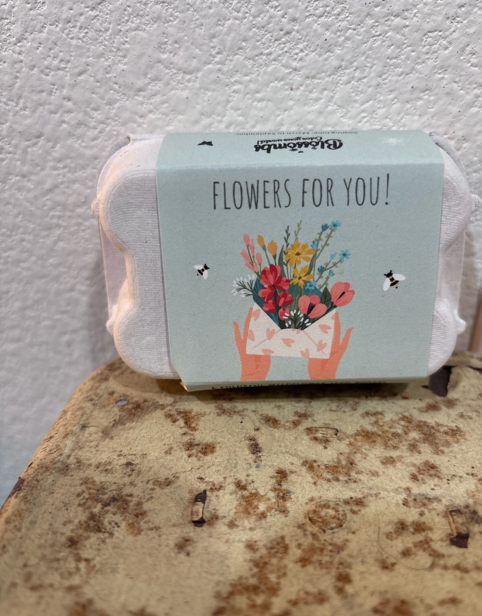 Flowers For You Egg Carton Spring Wildf