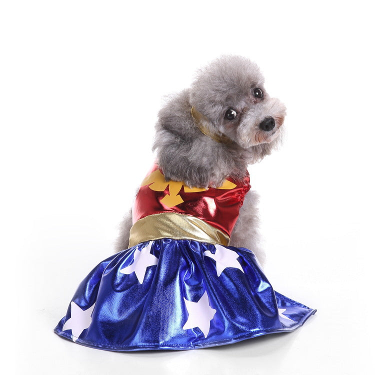Dog Halloween costume with funny costumes