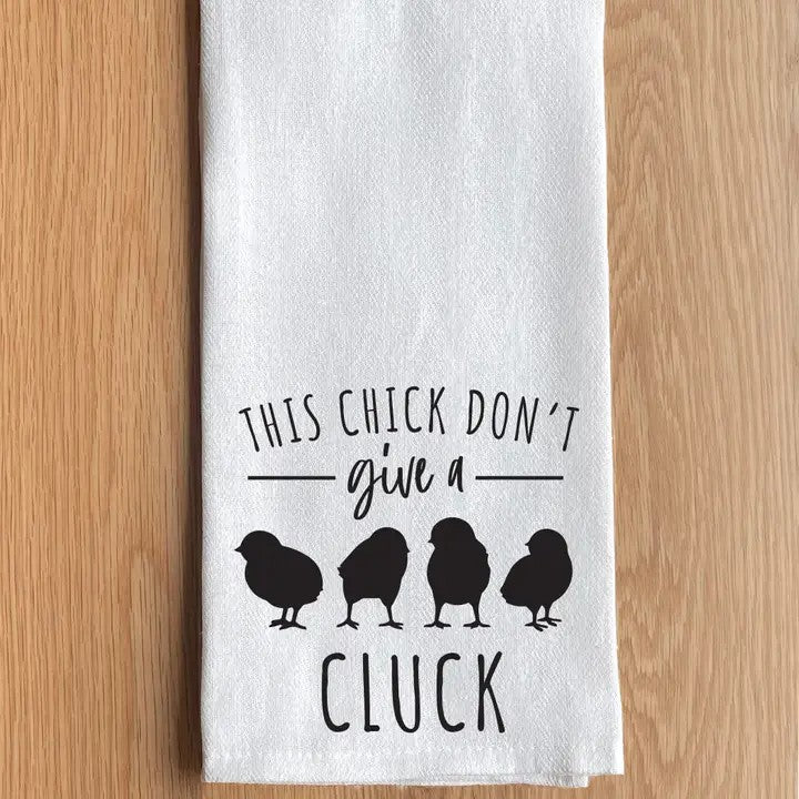 This chick dont give a cluck White Kitch