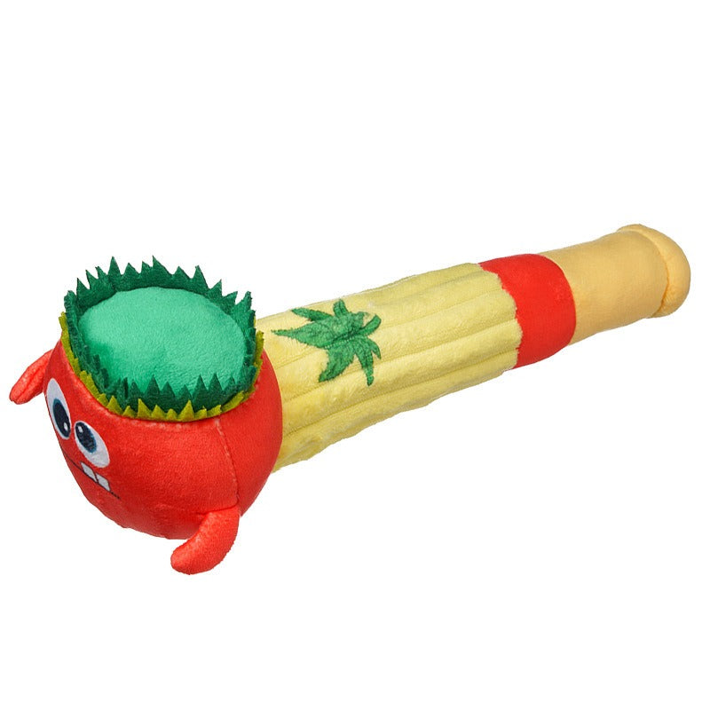 Pet dog puzzle toy bite resistant pipe doll small and medium-sized dog plush sound toy