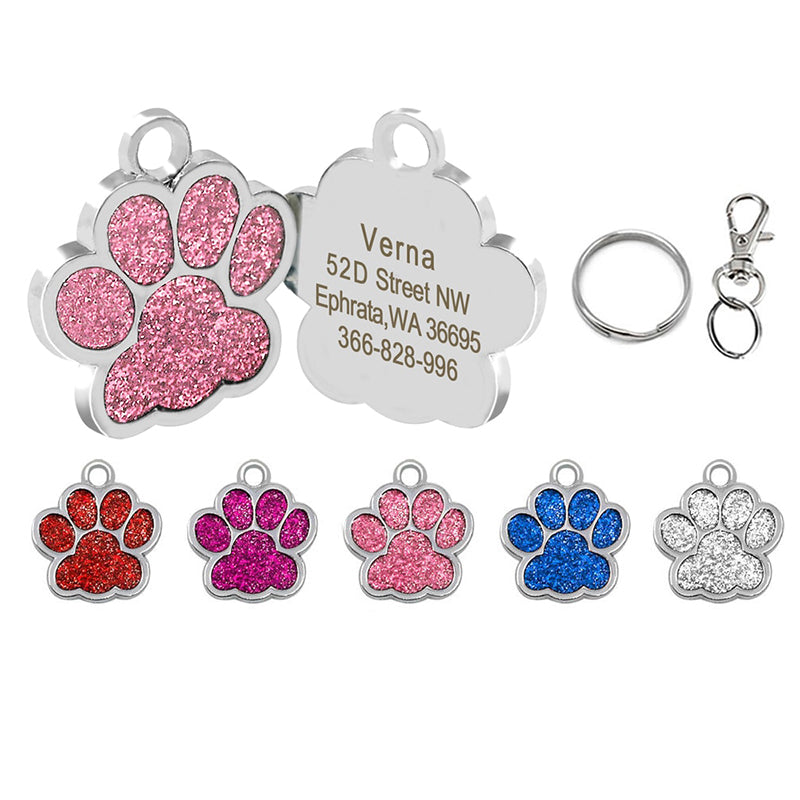 Customized Engraved Dog Tags Collar Tag