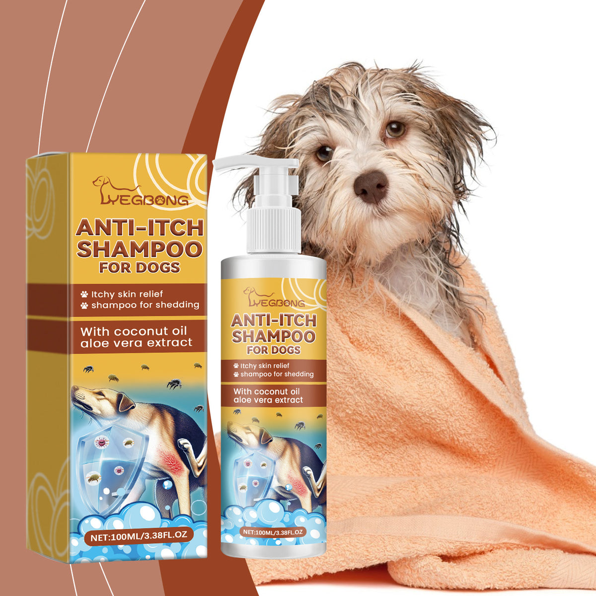 Dog Shampoo for Gentle Cleaning and Nourishing Soft Fur