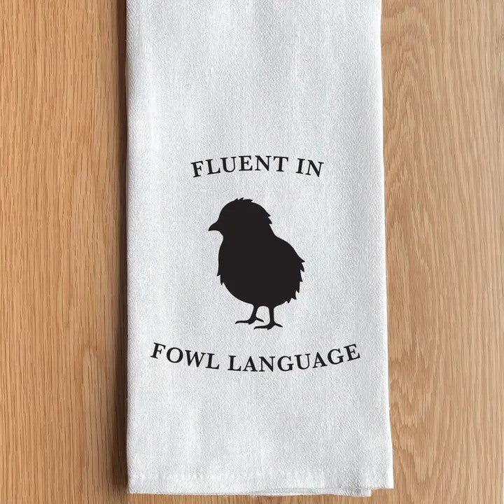 Fluent in fowl language White Kitchen To