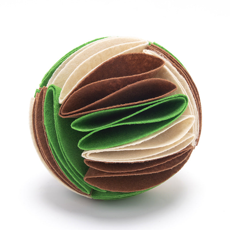 Second Generation Sniffing Pad Dog Sniff Ball Toy Dog Snuffle Ball Pet Foldable Sniff Ball