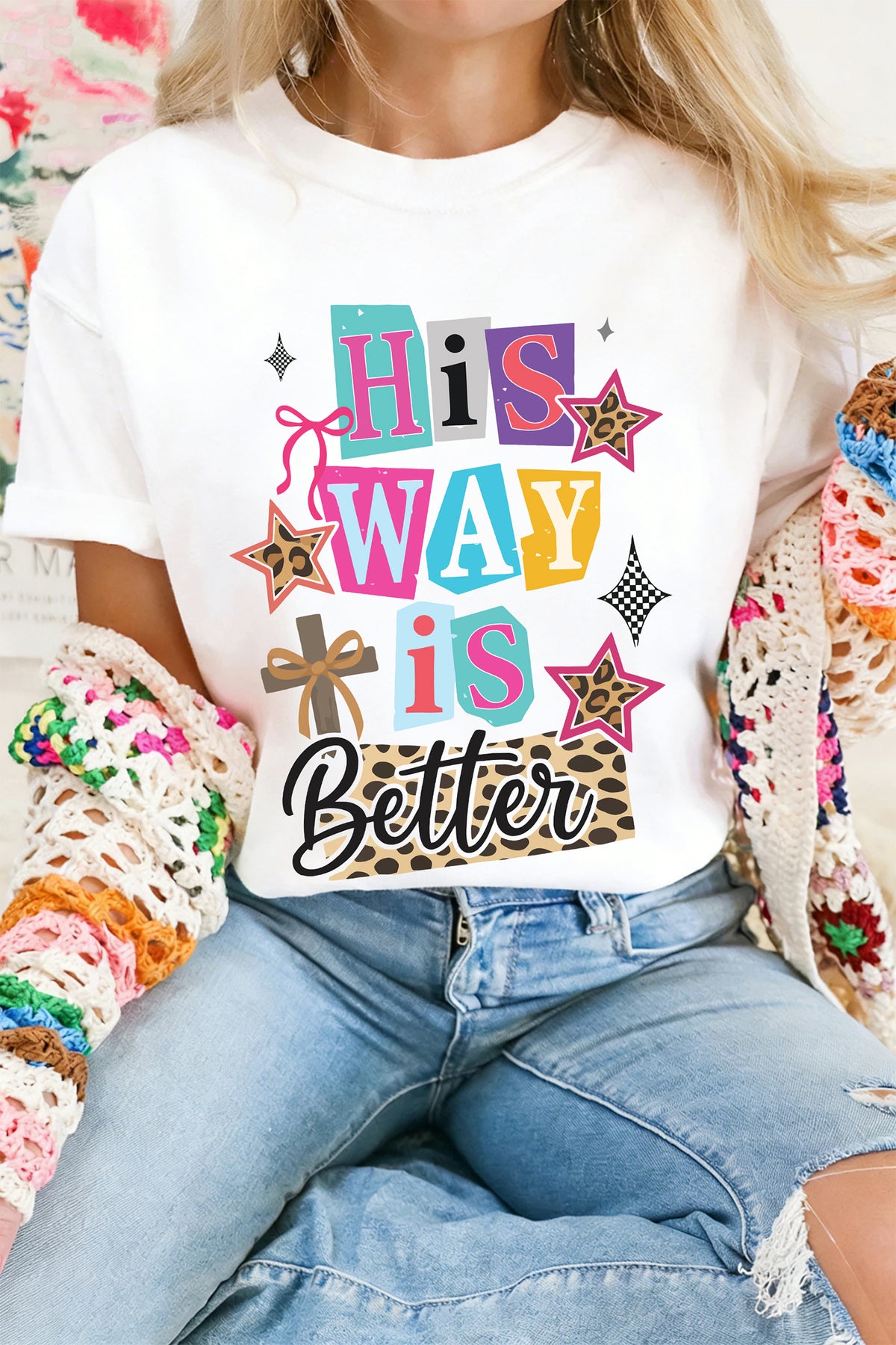 White His Way Is Better Easter Celebration Tee