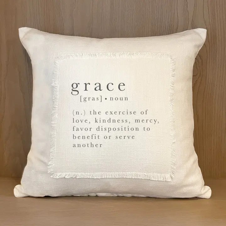 Grace definition Pillow Cover